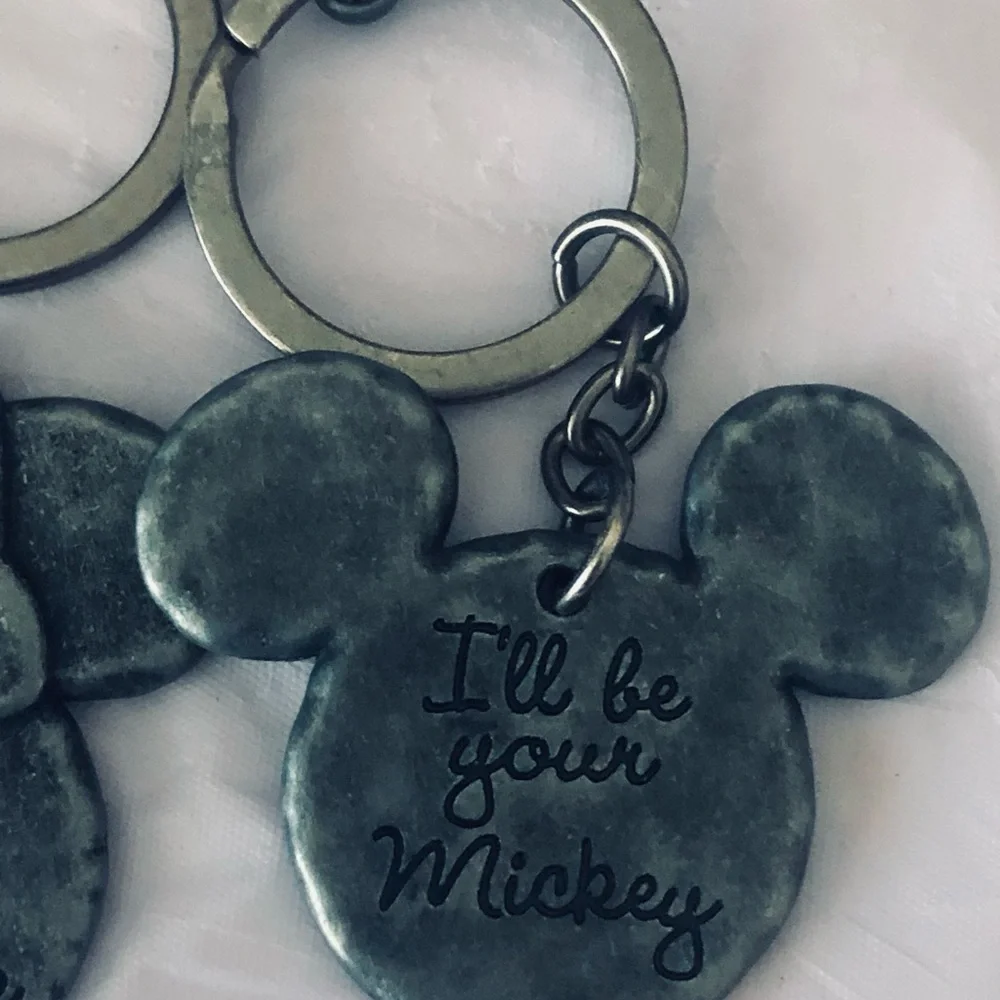 Set of Minnie and Mickey Keychains